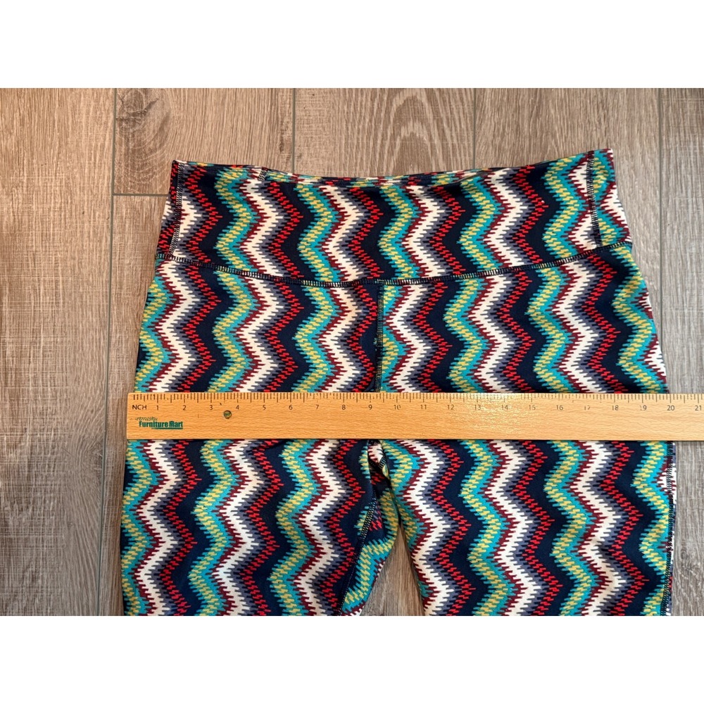 Patagonia Women XL Zigzag Chevron Print Active Leggings Multi Color STY21960 - Picture 4 of 9